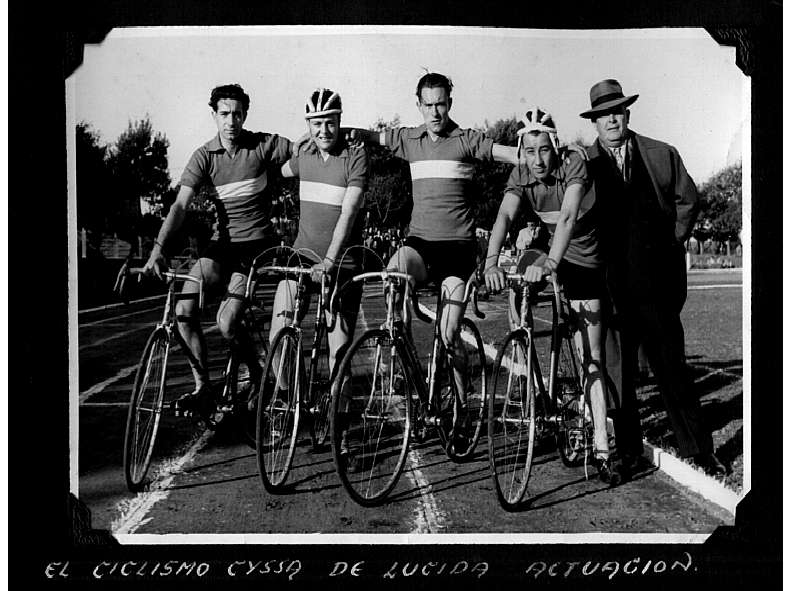 El ciclismo de C.Y.S.S.A. en plena actividad.