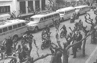 Llegada de una delegación deportiva a Juan Lacaze.